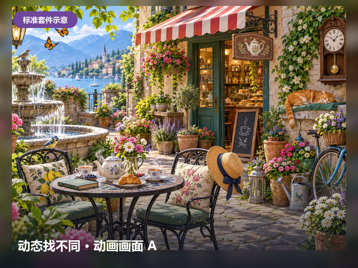 标准套件示意: A 版画面