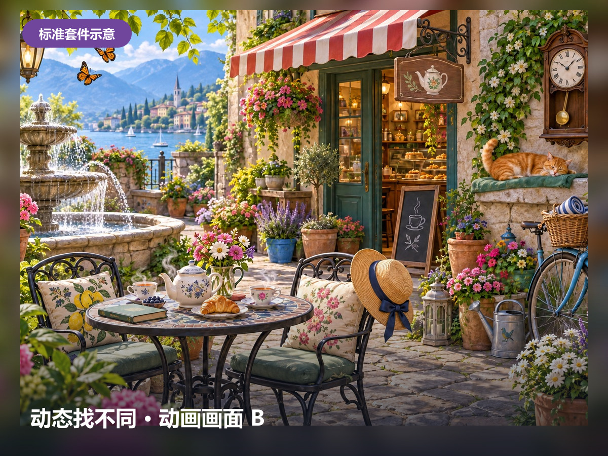 标准套件示意: B 版画面