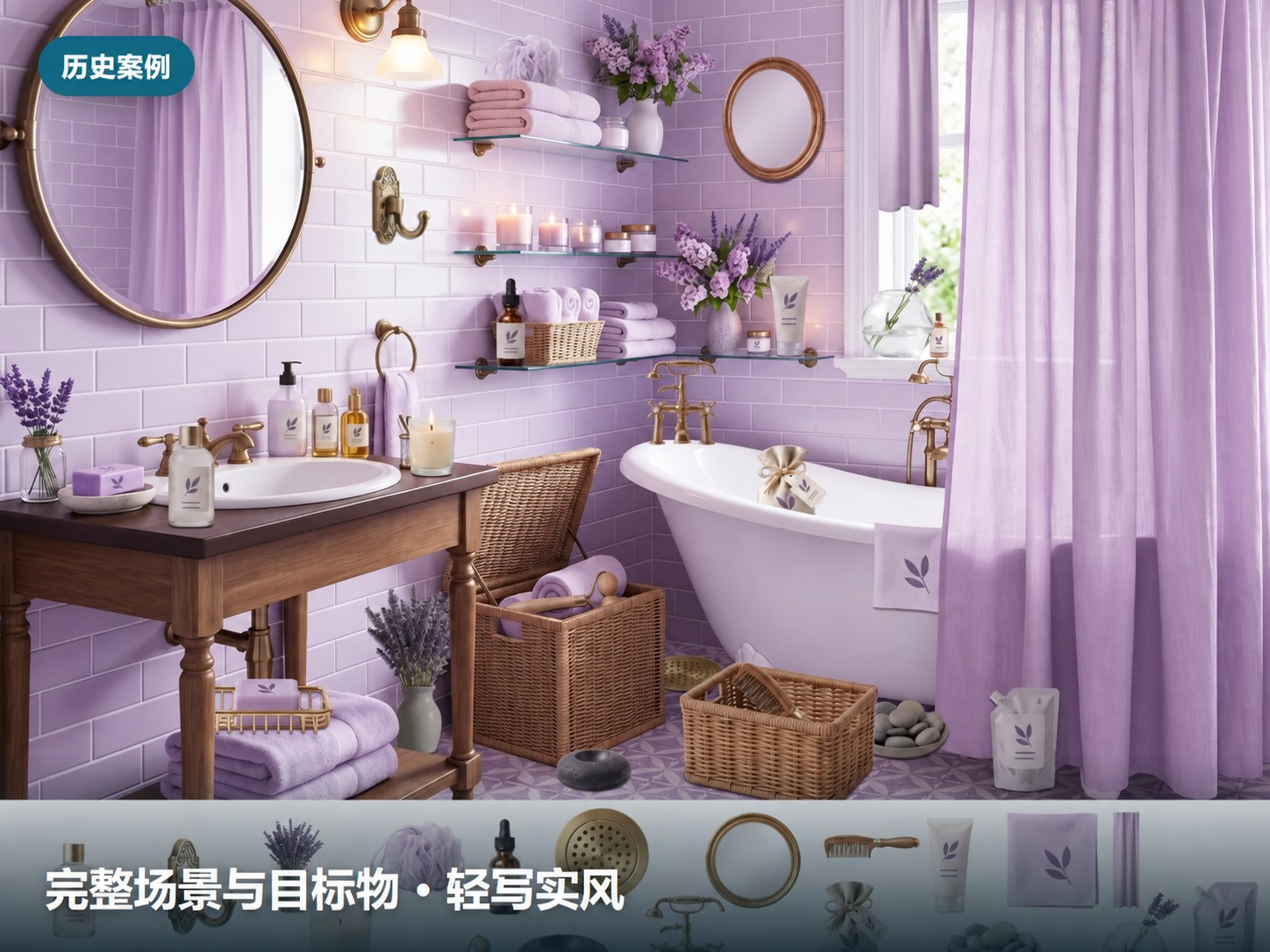 历史案例: 另一风格:场景与目标物(案例展示版)