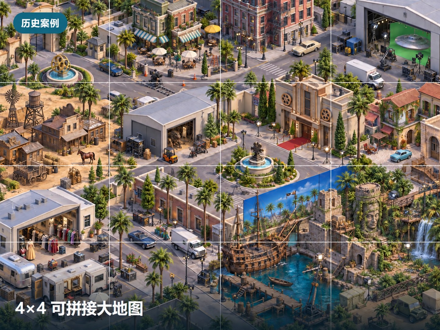 大图找物场景:电影制片厂主题(案例展示版)