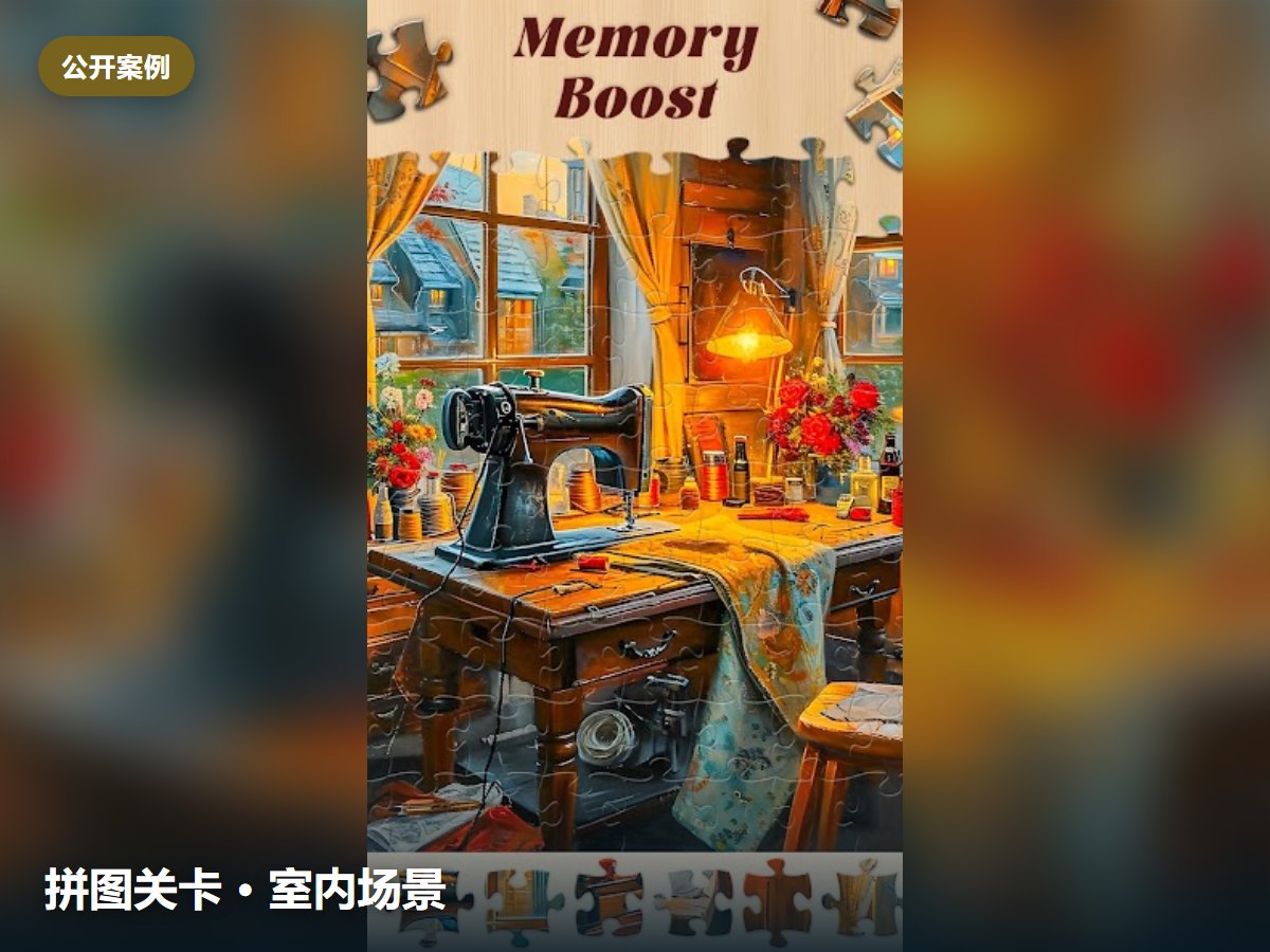 公开产品 · 玩法参考: 室内主题拼图参考